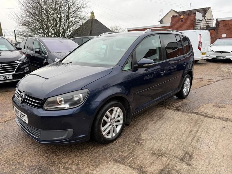 Used VW Touran SE 105 HP (77 kW) 2013 Blue MPV