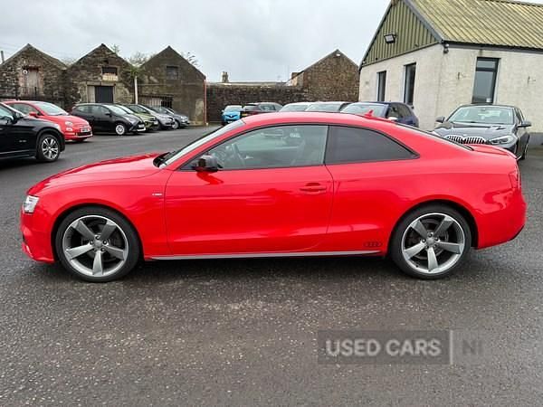 Used Audi A5 Black Edition 190 HP (139 kW) 2016 Red Coupe