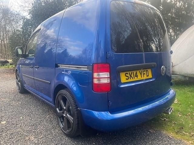 Used VW Caddy Startline 75 HP (55 kW) 2014 Blue MPV