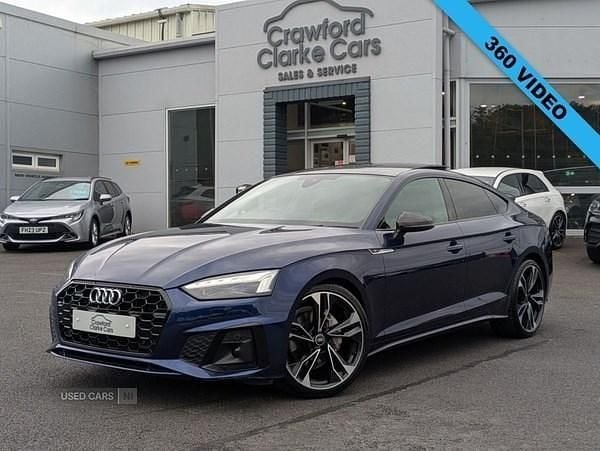 Used Audi A5 Advanced 190 HP (139 kW) 2021 Blue Coupe
