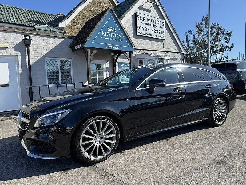 Usado Mercedes CLS220 AMG Line Premium 2017 Preto Carrinha
