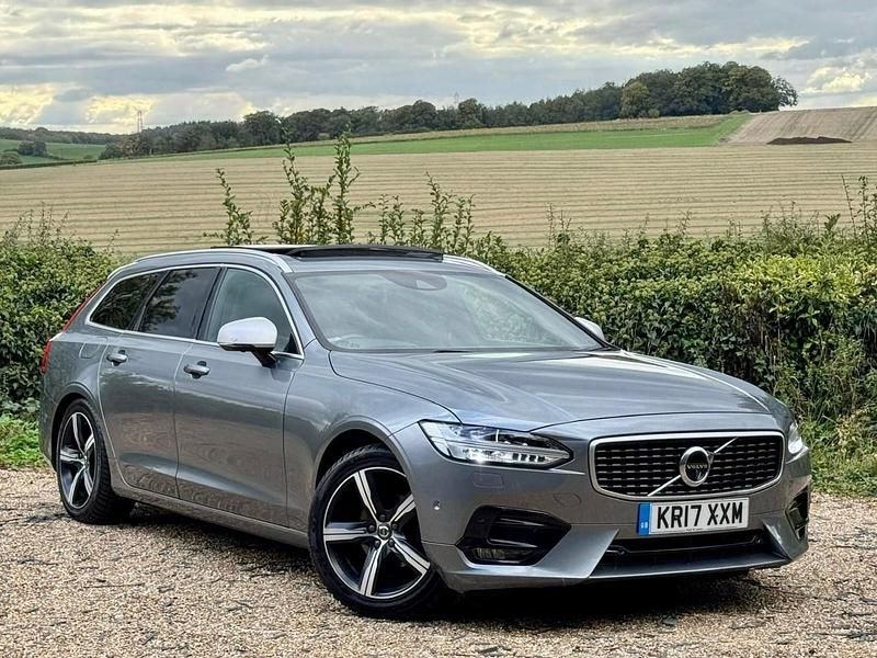 Grey Used 2017 Volvo V90 R-Design Estate | £14,450 (Fair price) - Image 1/4