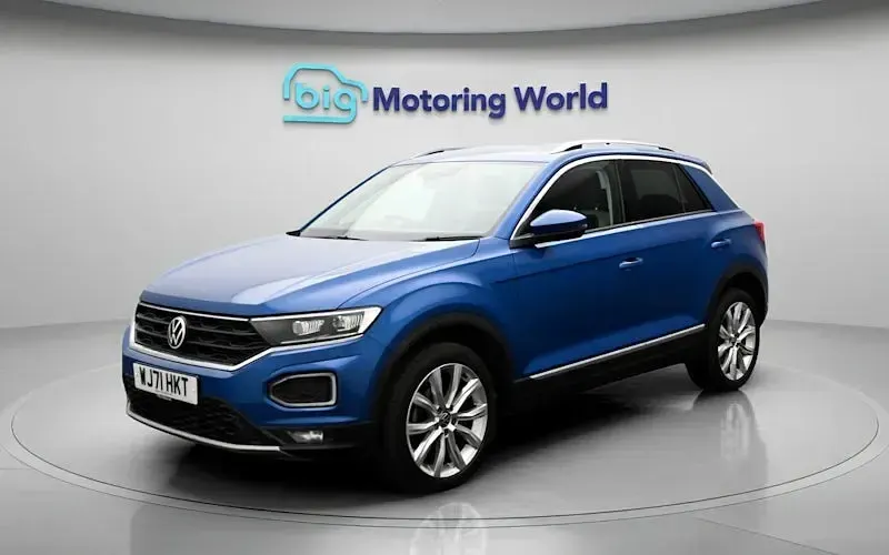 Used VW T-Roc SEL 150 HP (110 kW) 2021 Blue SUV