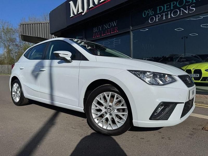 Used Seat Ibiza SE Technology 95 HP (69 kW) 2020 White Hatchback
