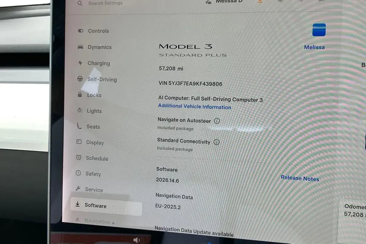 Used Tesla Model 3 Standard Range 239 kW (325 HP) 2019 Blue Sedan