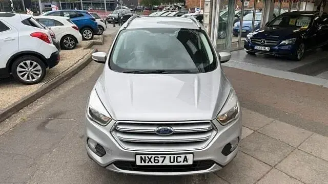 Used Ford Kuga Zetec 120 HP (88 kW) 2017 Moondust silver metallic SUV