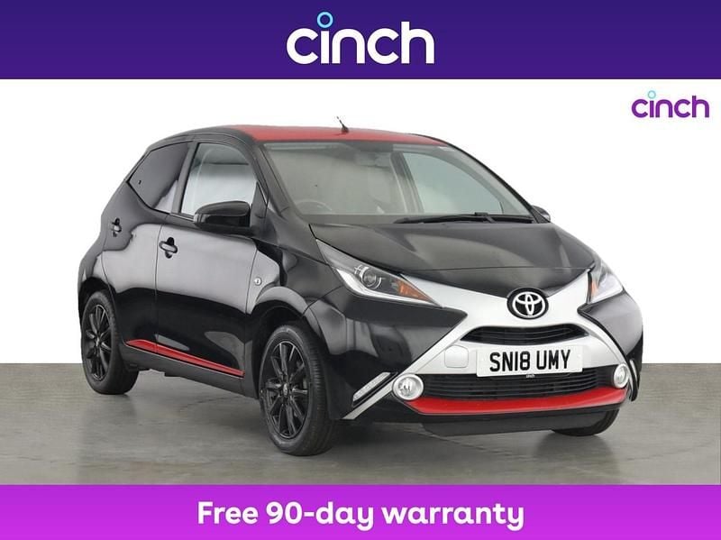 Black Used 2018 Toyota Aygo x-press Hatchback | £7,949 (Fair price) - Image 1/3