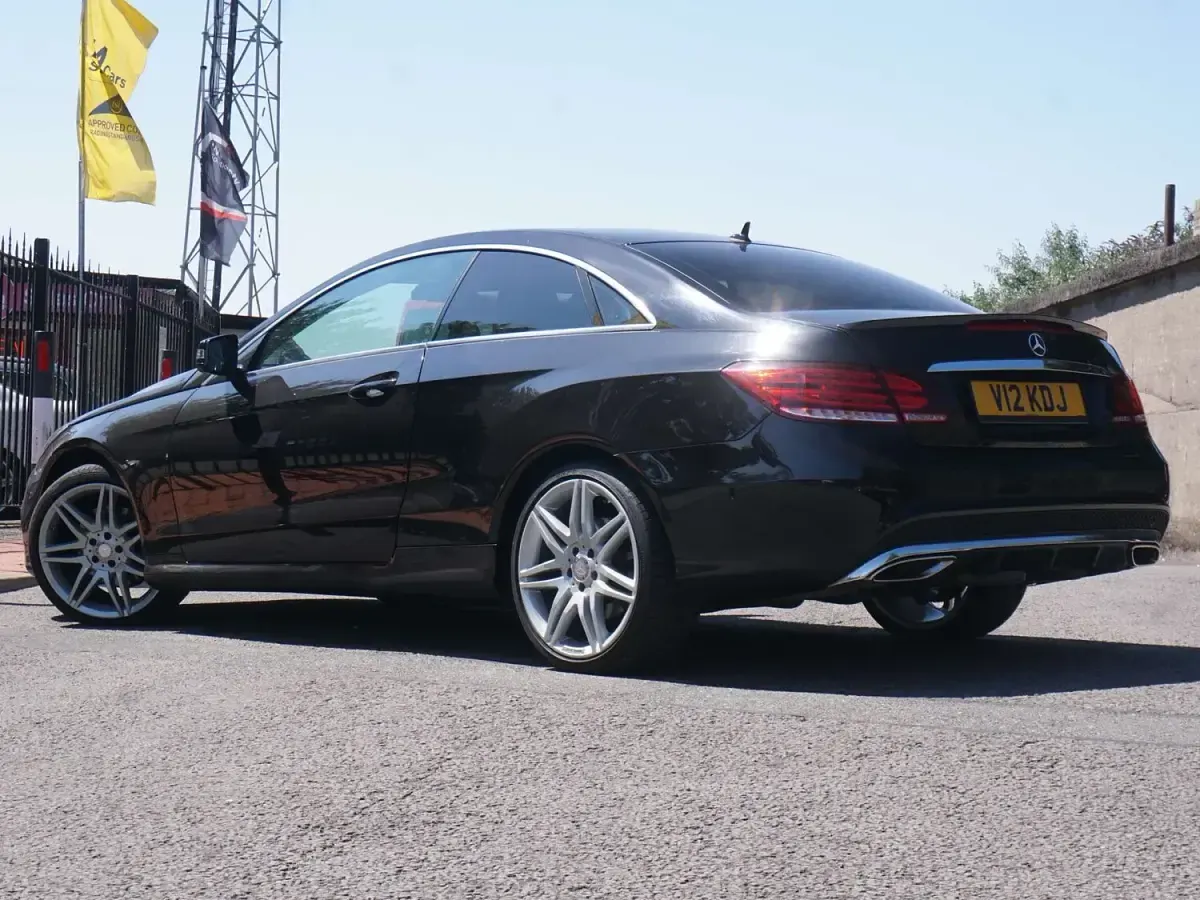 Used Mercedes E350 AMG line 2016 Black Coupe
