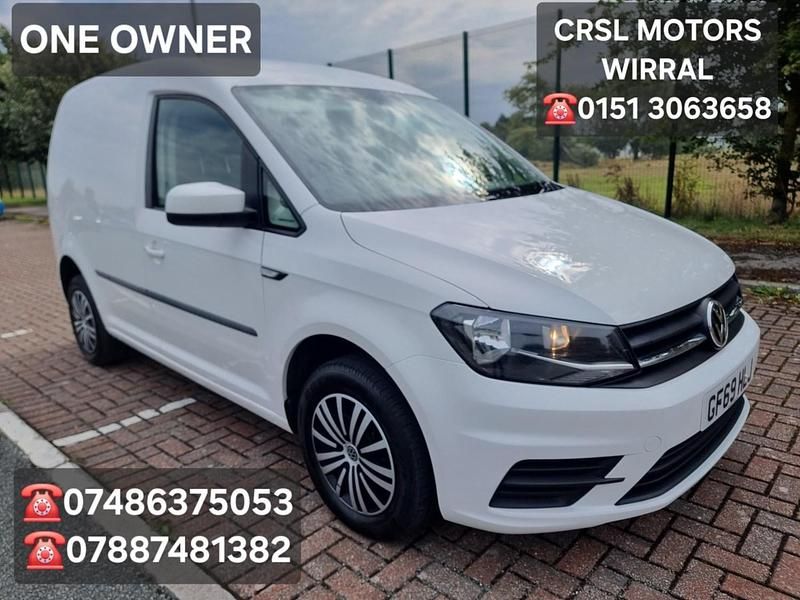 White Used 2019 VW Caddy Trendline MPV | £7,695 (Good price) - Image 1/4