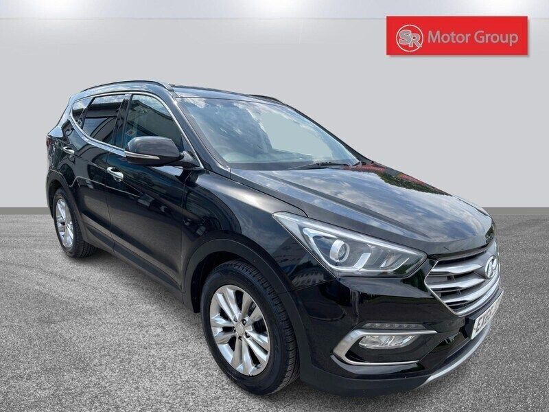 Black Used 2016 Hyundai Santa Fe Premium SUV | £8,745 (Good price) - Image 1/3