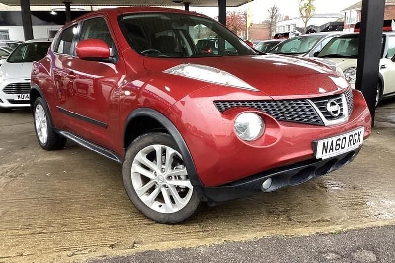 Used Nissan Juke Acenta 110 HP (80 kW) 2010 Red SUV