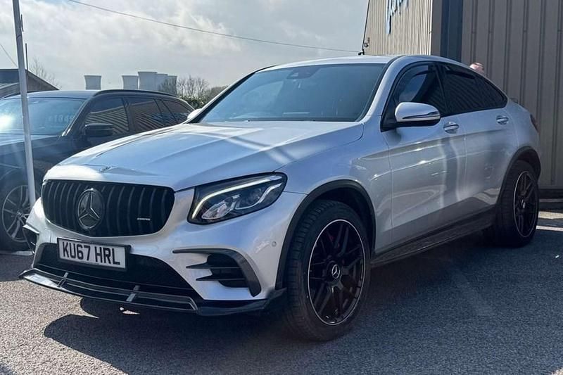 Used Mercedes GLC250 AMG line 2017 Silver Coupe