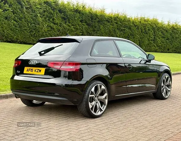 Used Audi A3 110 HP (80 kW) 2015 Black Hatchback