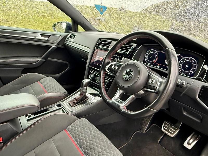 Used VW Golf VII GTI 2017 Blue Hatchback