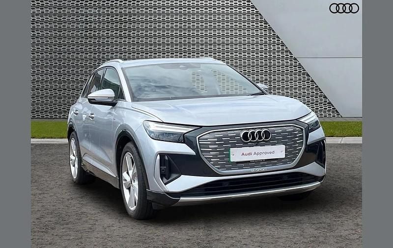 Silver Used 2022 Audi Q4 e-tron S-Line SUV | £26,999 - Image 1/4