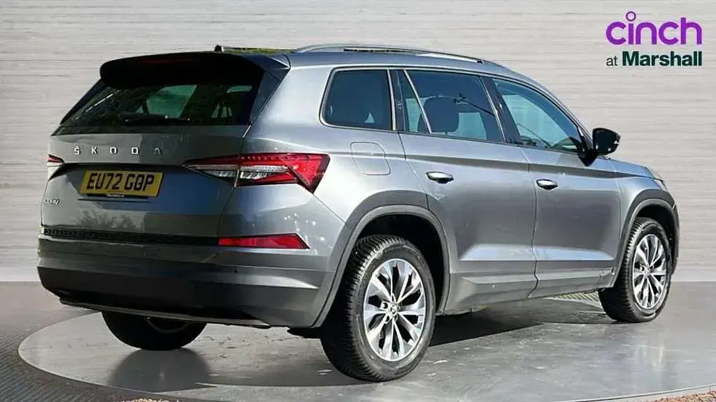Used Skoda Kodiaq SE Drive 150 HP (110 kW) 2022 Graphite grey metallic SUV