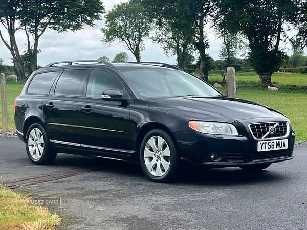 Black Used 2008 Volvo V70 SE Estate | £4,495 (Expensive) - Image 1/4