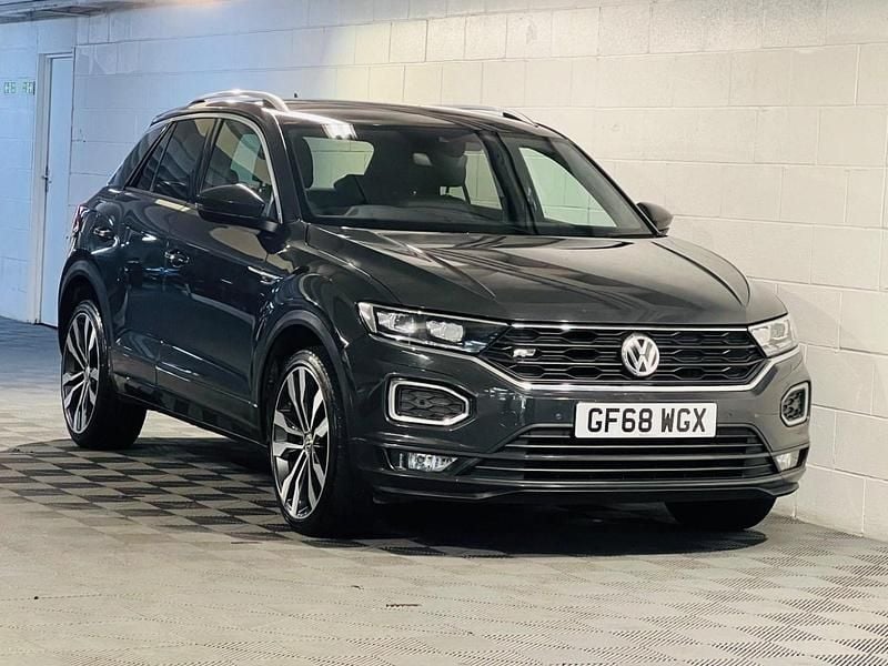 Used VW T-Roc R-line 150 HP (110 kW) 2018 Grey SUV