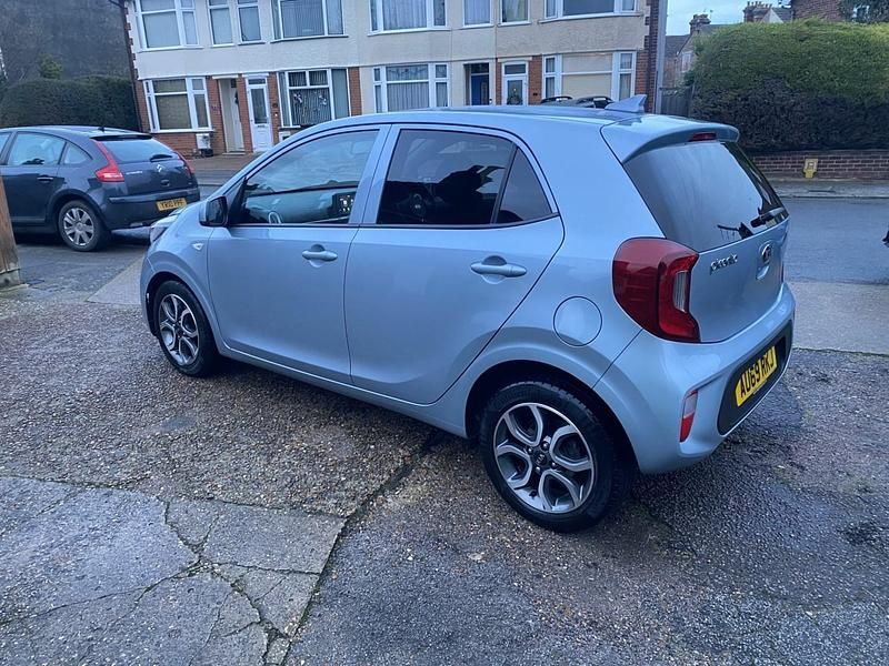 Used Kia Picanto 66 HP (48 kW) 2019 Blue Hatchback