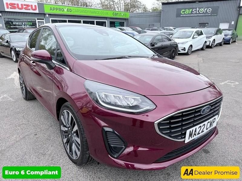 Used Ford Fiesta Titanium 2022 Red Hatchback
