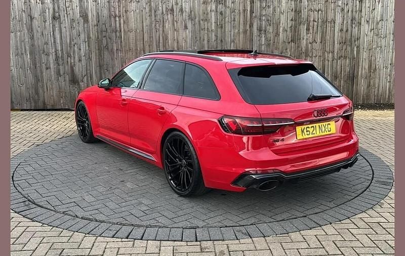 Red Used 2021 Audi RS4 Design Estate | £43,799 (Expensive) - Image 1/4
