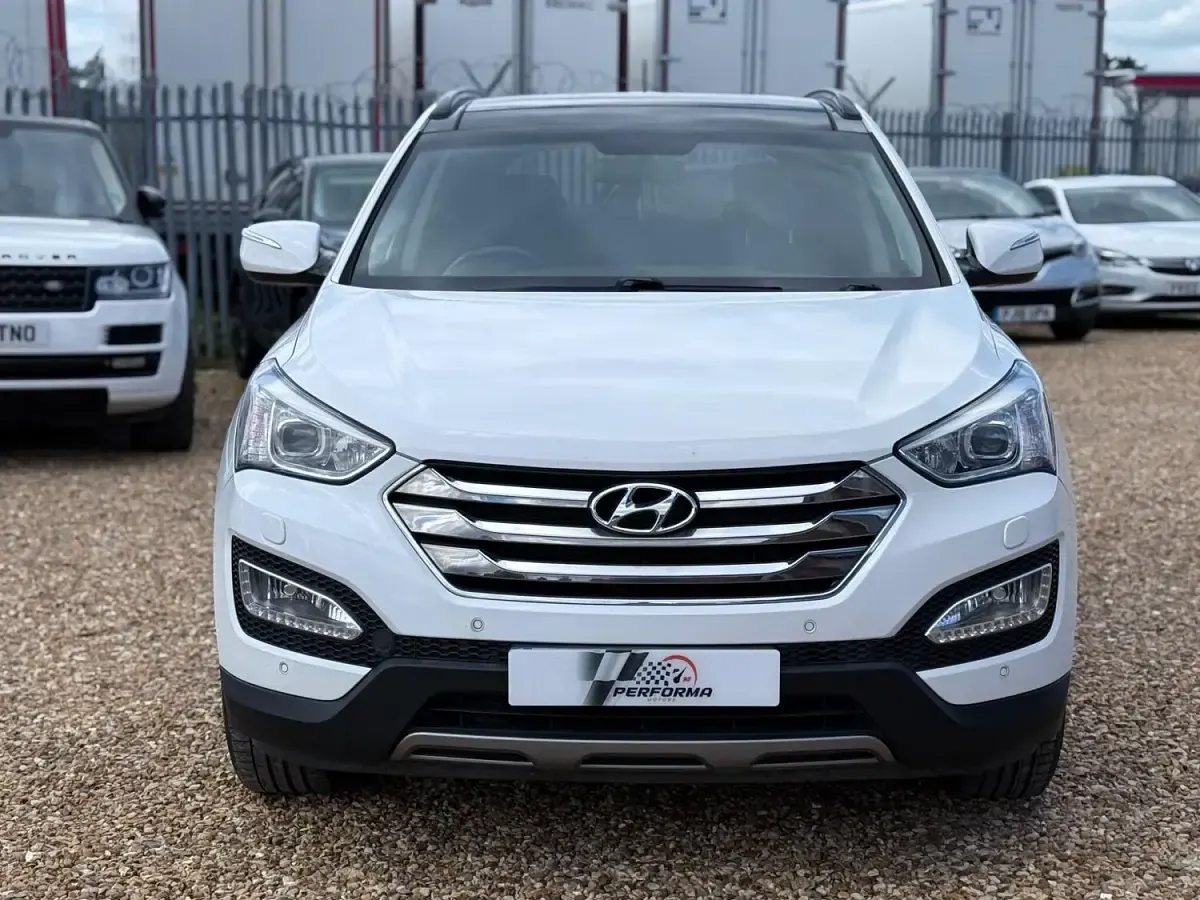 Used Hyundai Santa Fe Premium SE 2014 White SUV