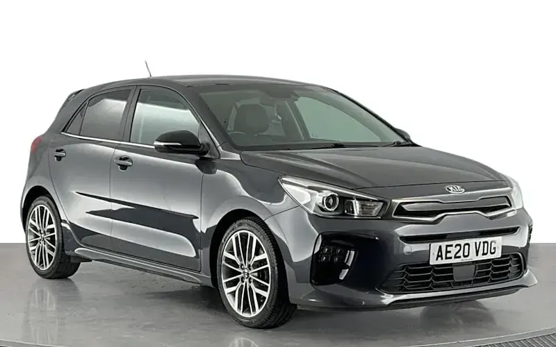Begagnad Kia Rio GT-Line 120 HK (88 kW) 2020 Grå Halvkombi