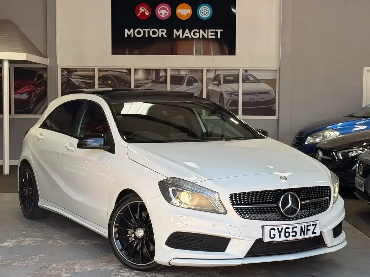 Used Mercedes A220 AMG 170 HP (125 kW) 2015 White Hatchback