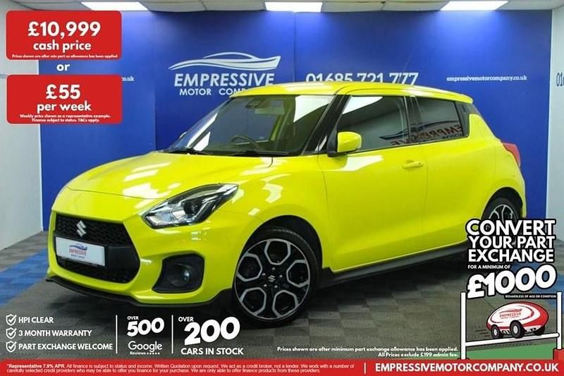 Used Suzuki Swift Sport 140 HP (102 kW) 2018 Yellow Hatchback
