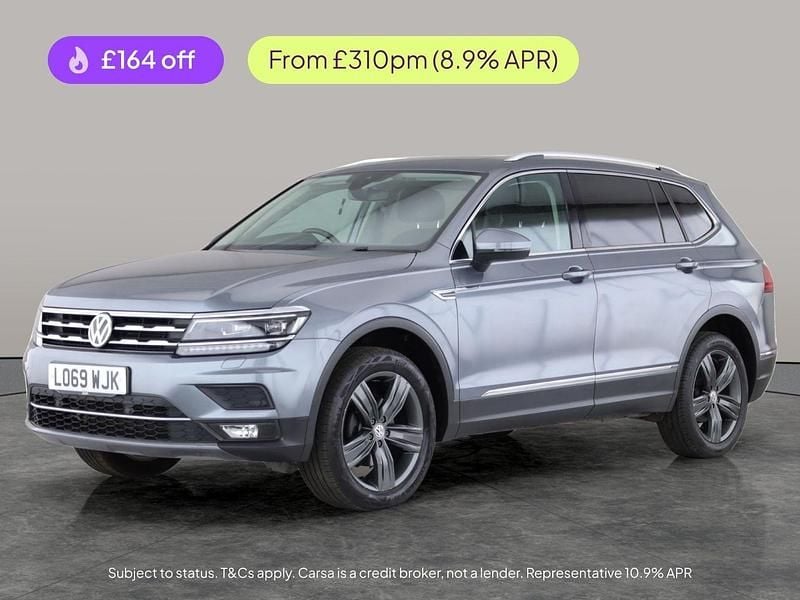 Grey Used 2020 VW Tiguan Allspace SEL SUV | £20,112 (Good price) - Image 1/1