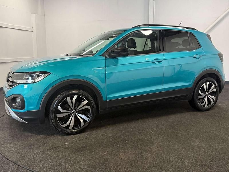 Used VW T-Cross Black Edition 110 HP (80 kW) 2022 Turquoise SUV
