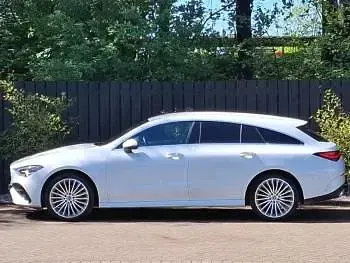Used Mercedes CLA250e AMG Line Premium 218 HP (160 kW) 2023 White Sedan
