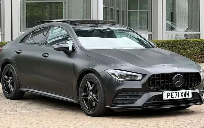Begagnad Mercedes CLA200 AMG Line Premium Plus 163 HK (119 kW) 2021 Sportkupé