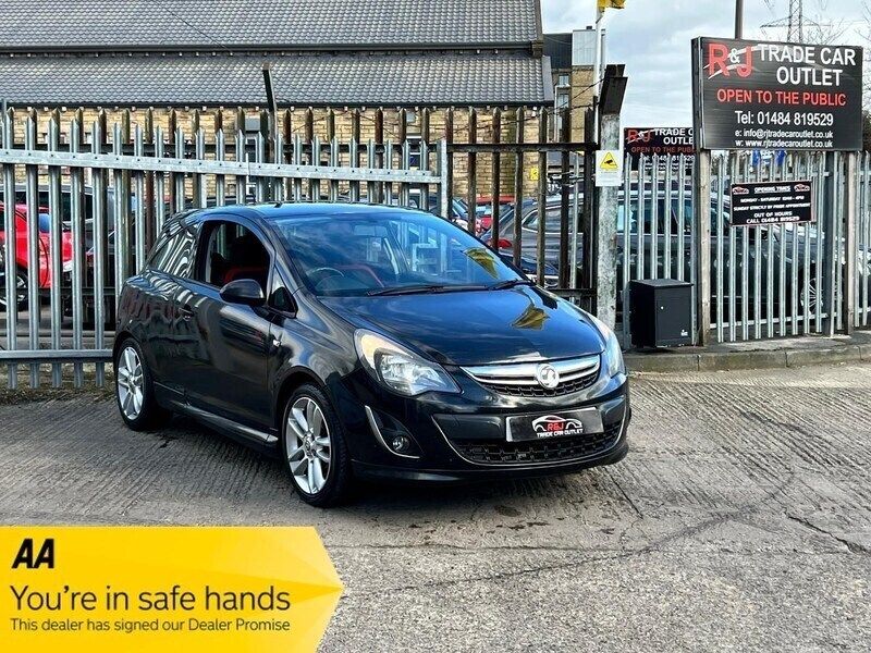 Black Used 2012 Vauxhall Corsa SRi Hatchback | £1,999 (Good price) - Image 1/3