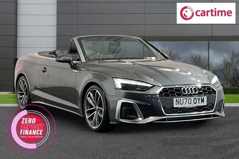 Grey Used 2020 Audi A5 Cabriolet S-Line Cabriolet | £24,500 (Expensive) - Image 1/4