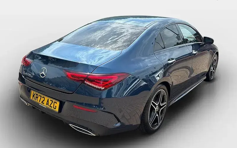 Used Mercedes CLA220 AMG Line Premium 190 HP (139 kW) 2022 Blue Sedan