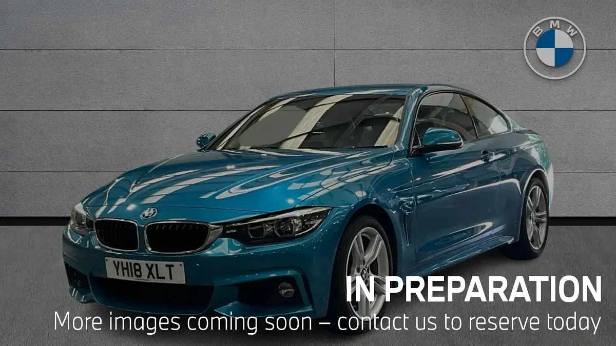 Used BMW 420 M Sport 187 HP (137 kW) 2018 Blue Coupe