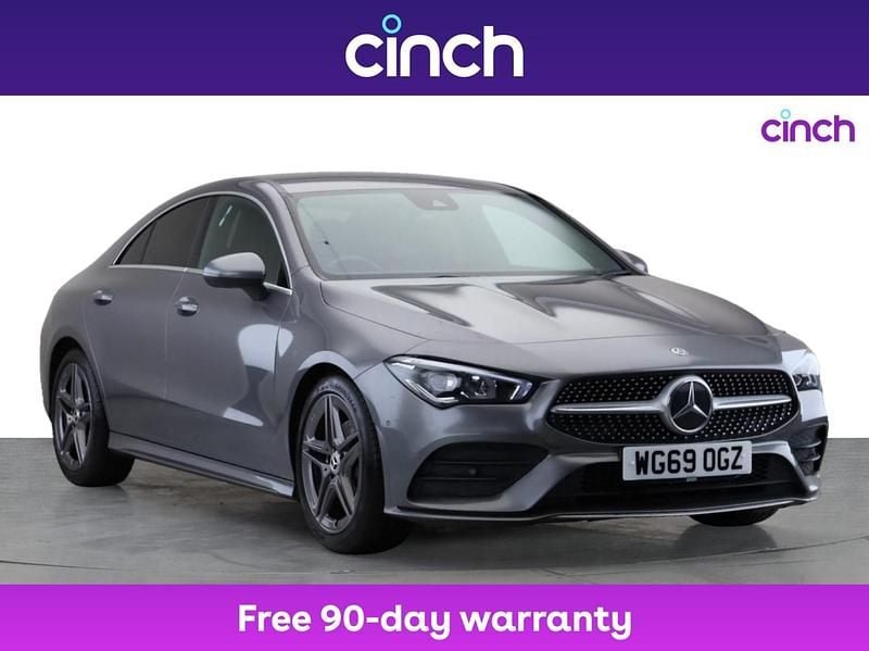 Grey Used 2019 Mercedes CLA180 AMG line Sedan | £16,699 (Fair price) - Image 1/3
