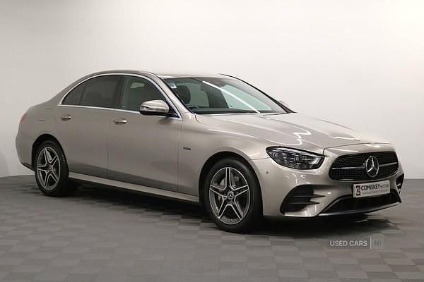 Silver Used 2021 Mercedes E300 AMG line Sedan | £27,995 (Fair price) - Image 1/4