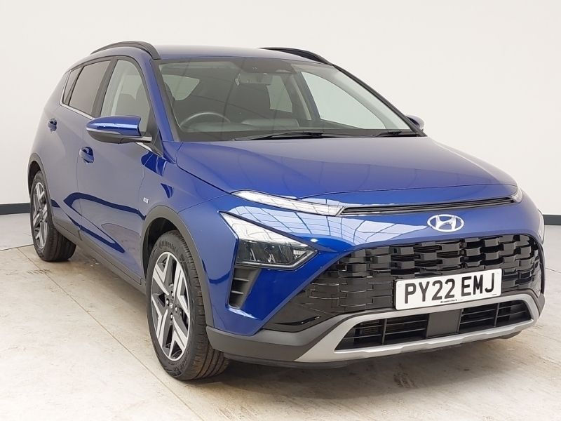 Blue Used 2022 Hyundai Bayon Premium SUV | £14,998 (Fair price) - Image 1/4