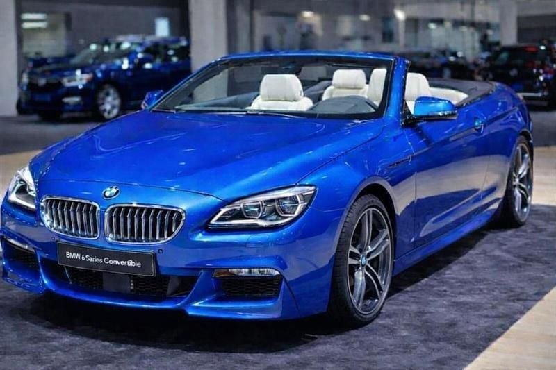 Used BMW 640 Cabriolet M Sport 2017 Blue Cabriolet