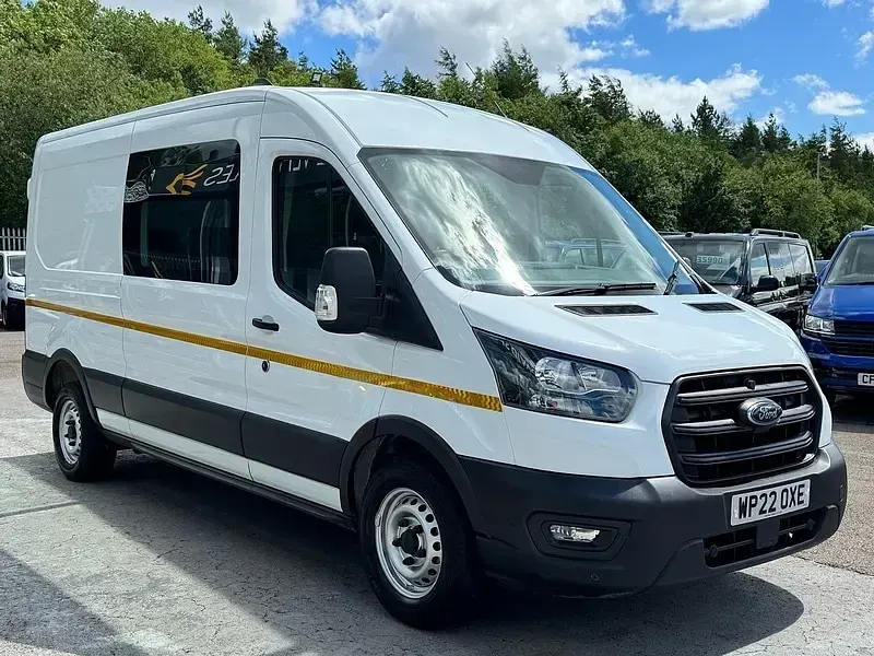 Used Ford Transit 130 HP (95 kW) 2022 White Van