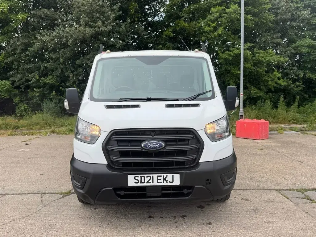 Used Ford Transit S 130 HP (95 kW) 2021 White Cabriolet