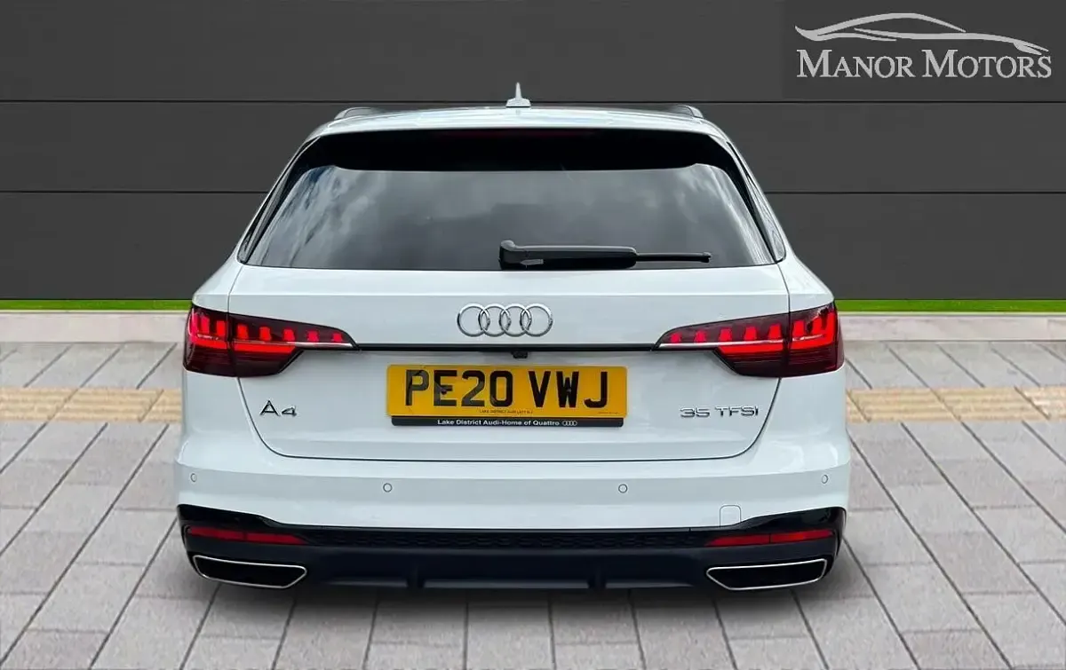 Used Audi A4 Black Edition 150 HP (110 kW) 2020 White Estate