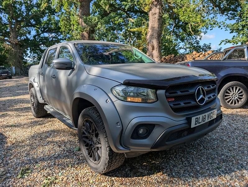 Used Mercedes X250 2018 Black Pickup