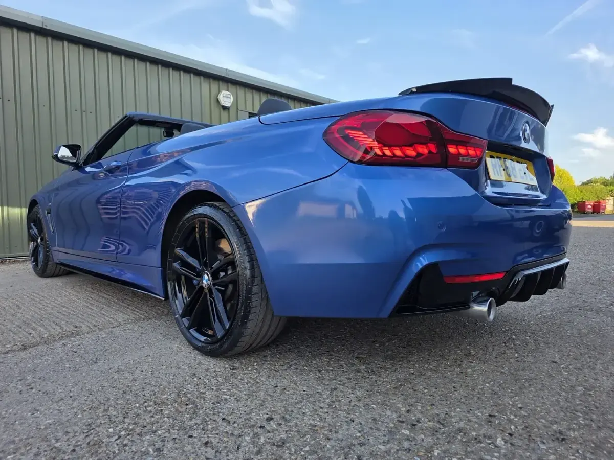 Used BMW 440 Cabriolet M Sport 2018 Blue Cabriolet