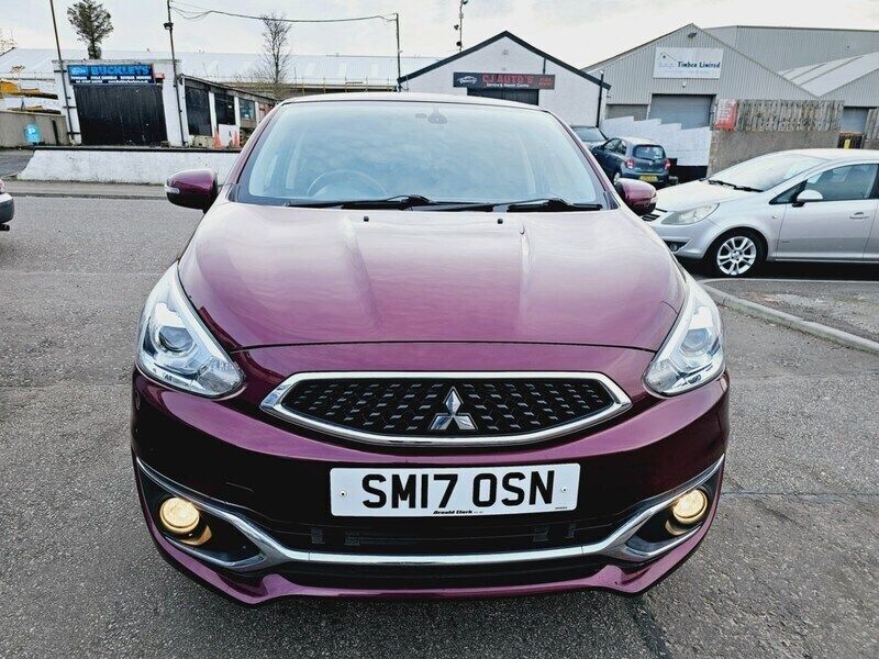 Mauve Used 2017 Mitsubishi Mirage Hatchback | £6,495 (Fair price) - Image 1/4