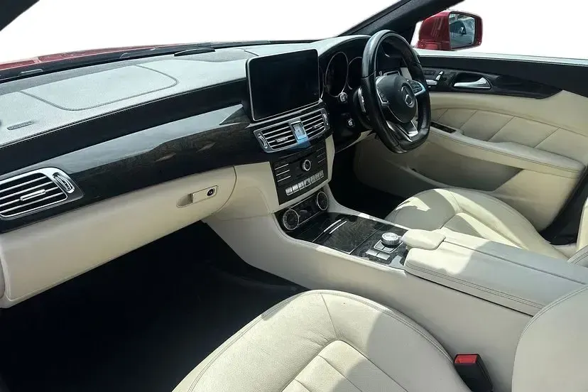 Used Mercedes CLS350 AMG line 254 HP (186 kW) 2014 Hyacinth red Estate