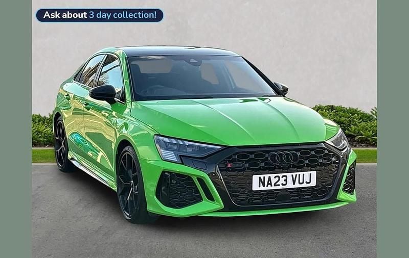 Used Audi RS3 Advanced 394 HP (289 kW) 2023 Green Sedan