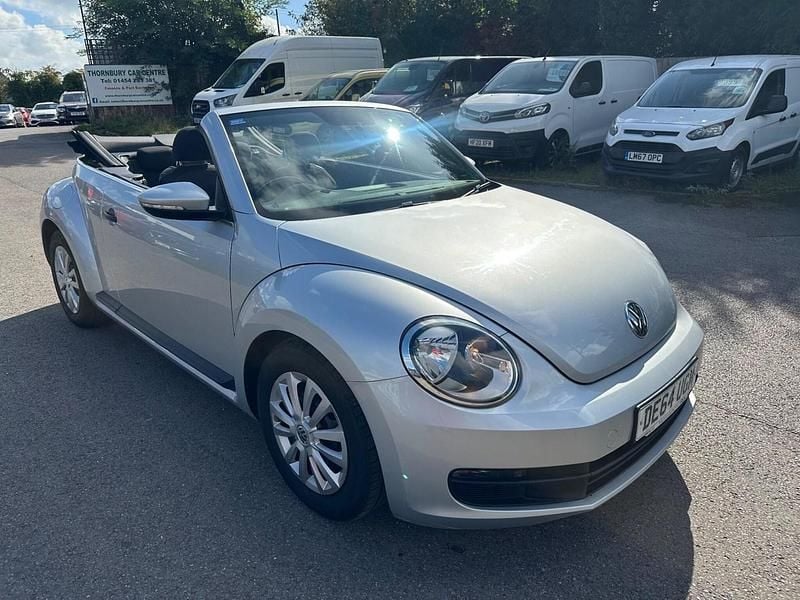 Silver Used 2014 VW Beetle Cabriolet | £7,838 (Good price) - Image 1/4